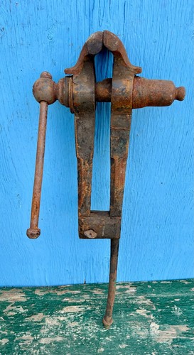 Vintage blacksmith post leg - vintage,